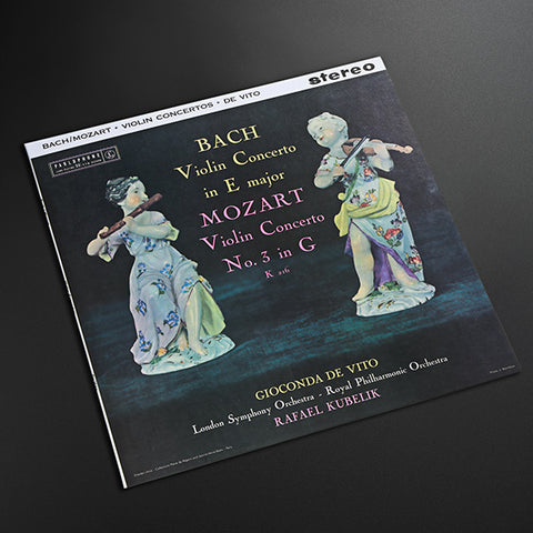 Bach, Mozart, Gioconda De Vito, London Symphony Orchestra, Kubelik ‎– Violin Concertos ERC