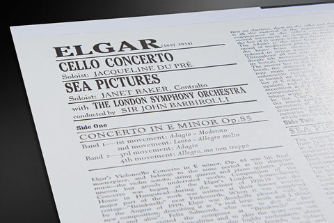 Elgar, Jacqueline Du Pré, Sir John Barbirolli  ‎– Cello Concerto / Sea Pictures ERC