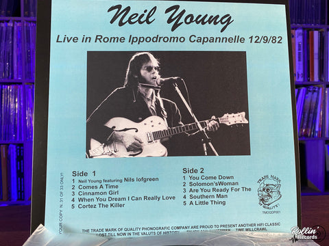 Neil Young - Live In Rome 1982 TMOQ