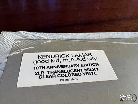 Kendrick Lamar - good Kid, M.A.A.D City (10th Anniversary Indie Exclusive Clear Vinyl Edition)