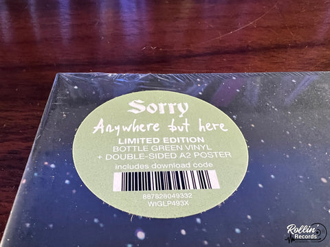 Sorry - Anywhere But Here (Indie Exclusive Coke Bottle Clear Vinyl)