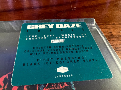 Grey Daze - Amends (Black Ice Vinyl)