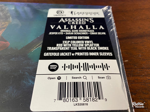 Assassins Creed Valhalla (Original Game Soundtrack) (Red & Teal Splatter Vinyl)