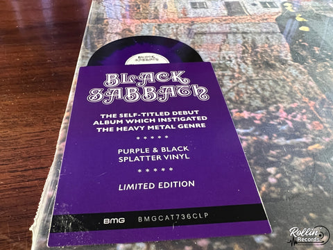 Black Sabbath - Black Sabbath (Purple & Black Splatter Vinyl)