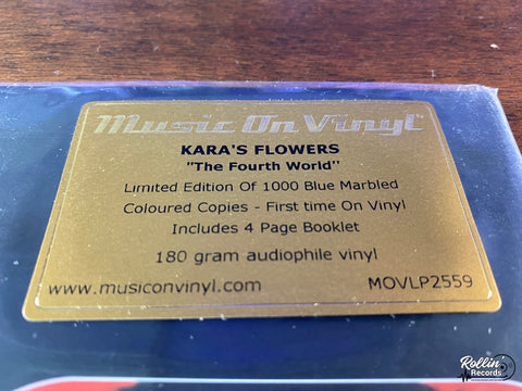 Karas Flowers - Fourth World (Blue Marbled Music On Vinyl Press)