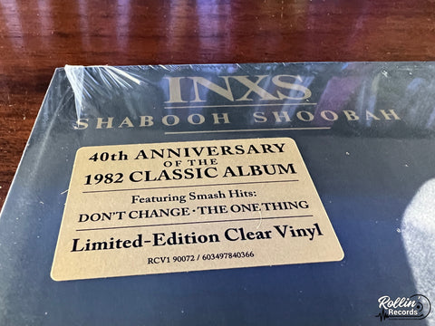 INXS - Shabooh Shoobah (Clear Vinyl Rocktober 2022)