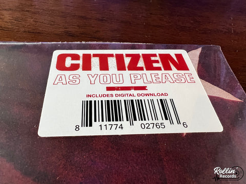 Citizen - As You Please