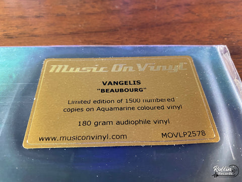 Vangelis - Beaubourg [Limited Aquamarine Colored Vinyl]