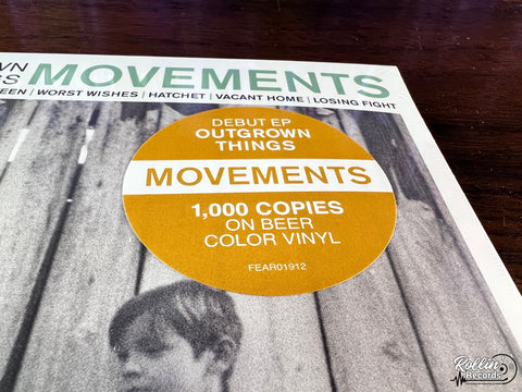 Movements - Outgrown Things (Indie Exclusive Beer Color Vinyl 10”)