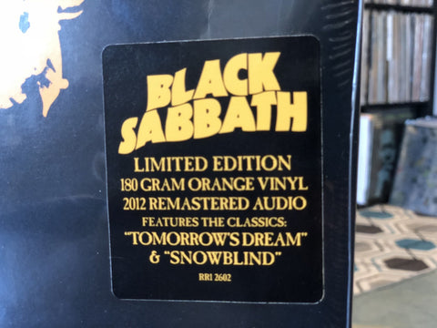 Black Sabbath - Vol. 4 Sealed 2016 Reissue Orange Vinyl