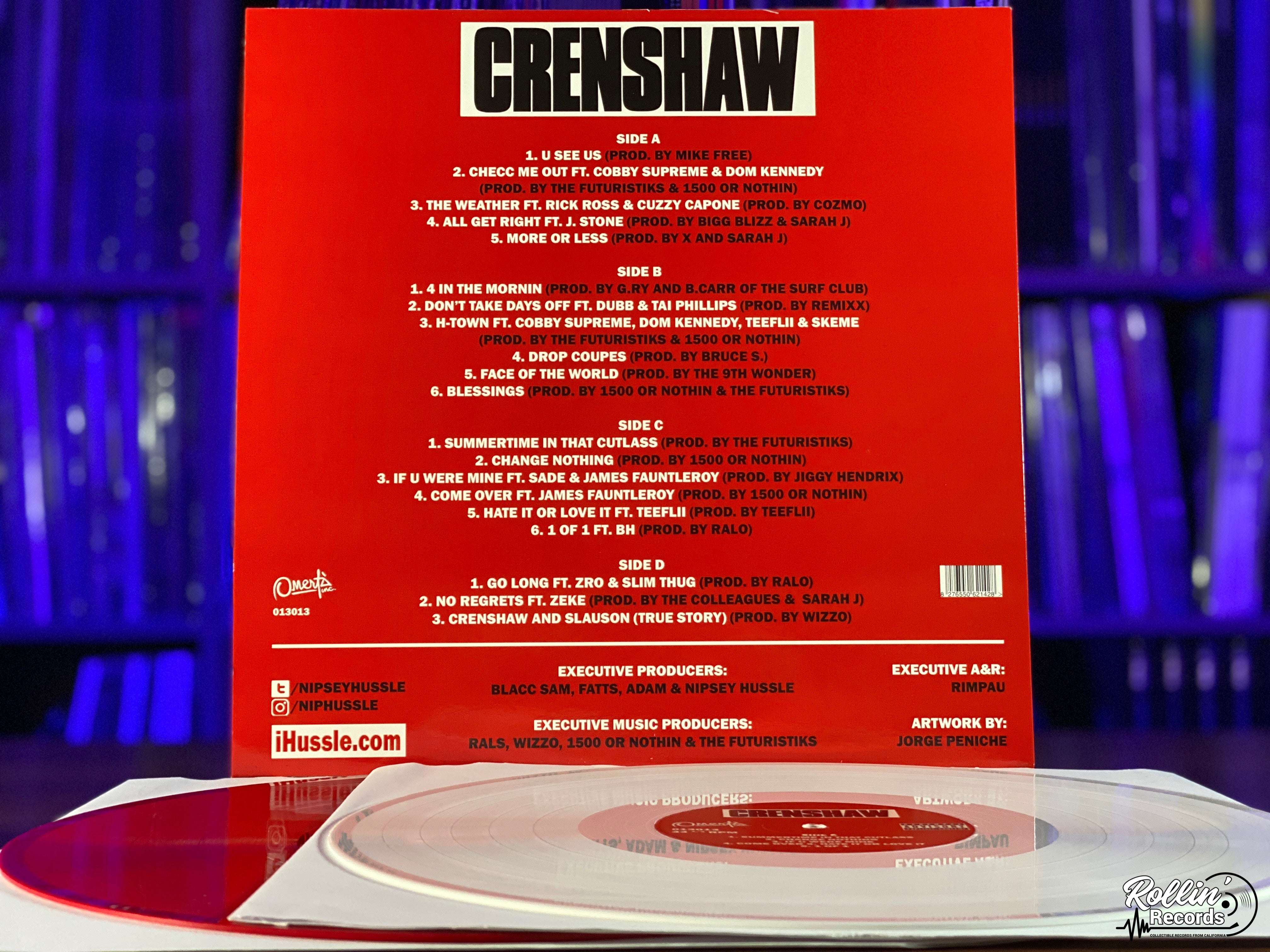 Nipsey Hussle - Crenshaw – Rollin' Records