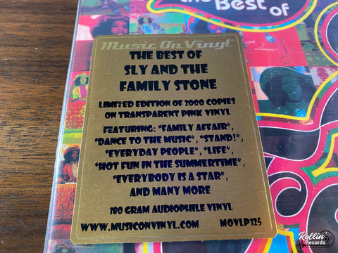 Sly & The Family Stone - The Best Of Sly & The Family Stone (Music On Vinyl Pink Translucent Press)