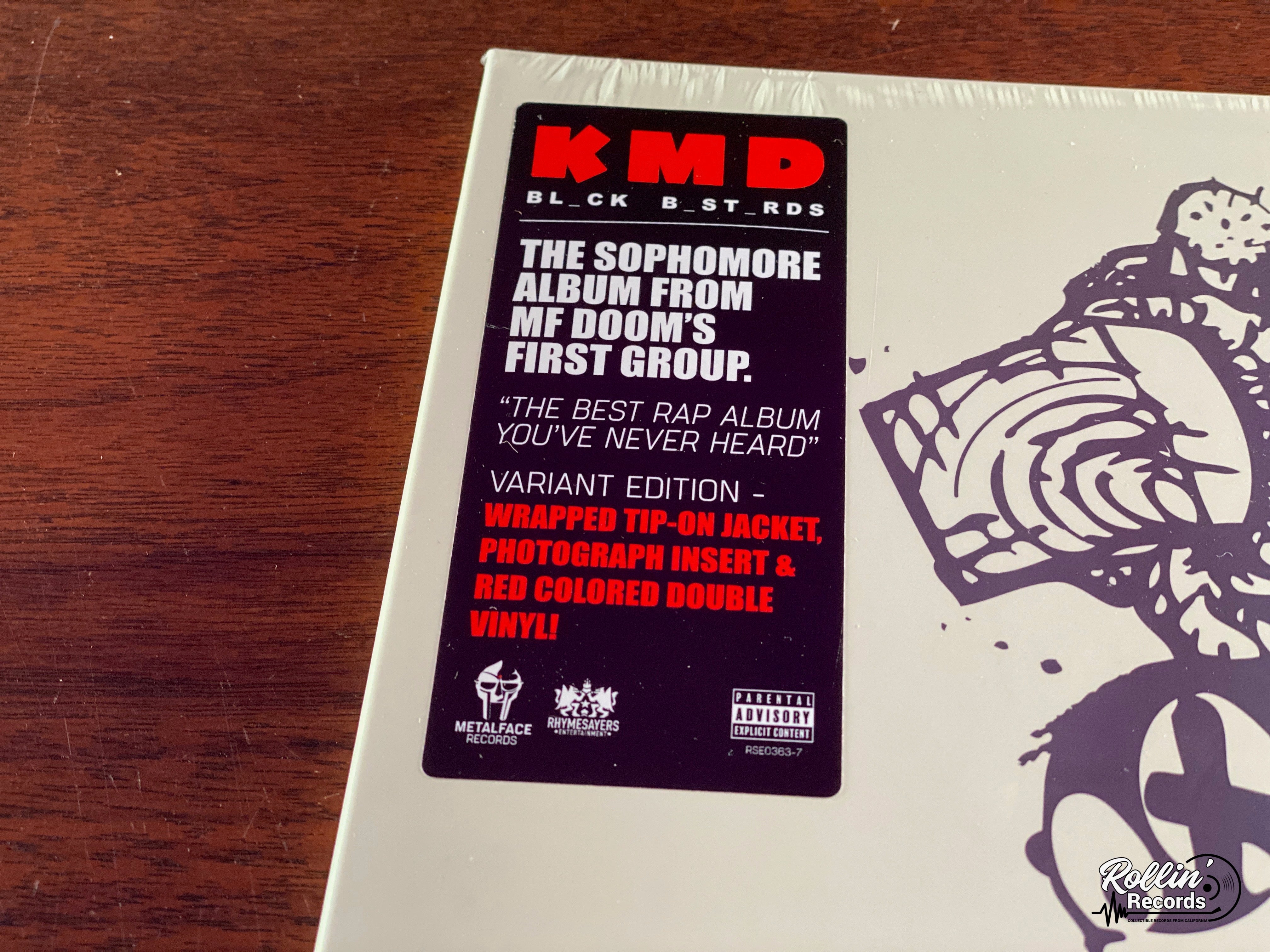 K.M.D. - Black Bastards (Red Vinyl) – Rollin' Records