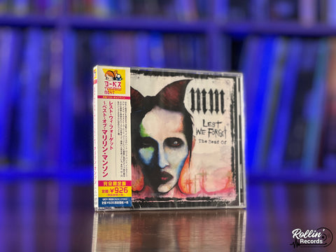 Marilyn Manson - Lest We Forget Japan OBI UICY-76224 CD