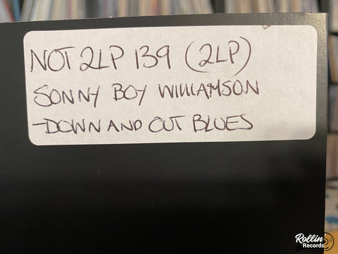 Sonny Boy Williamson ‎– Down And Out Blues Test Pressing NOT2LP139