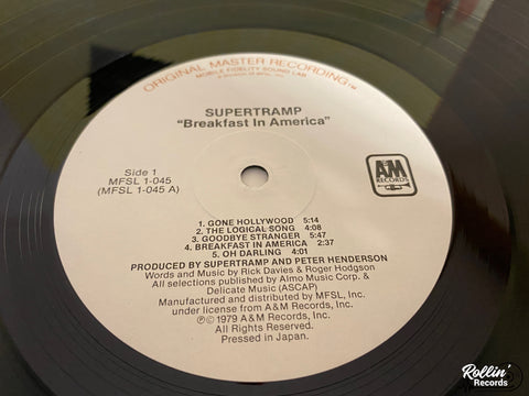 Supertramp ‎– Breakfast In America MFSL 1-045.