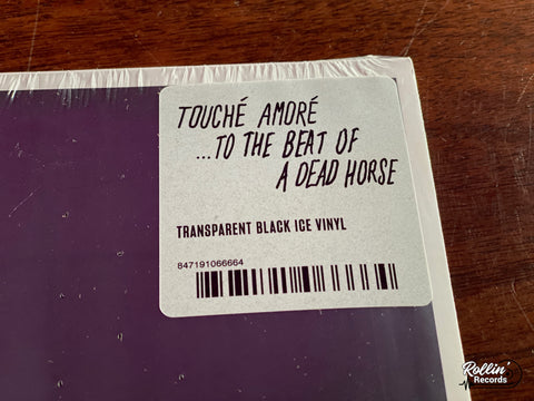 Touche Amore - To The Beat Of A Dead Horse (Transparent Black Ice Vinyl)