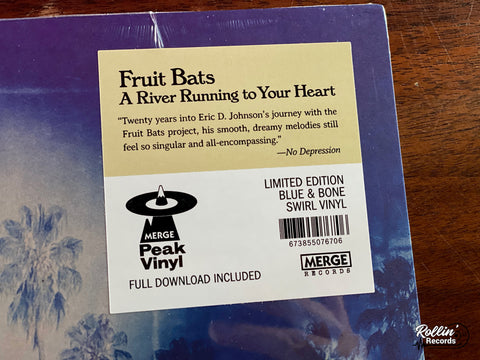 Fruit Bats - A River Running to Your Heart (Blue & Bone Swirl Vinyl)