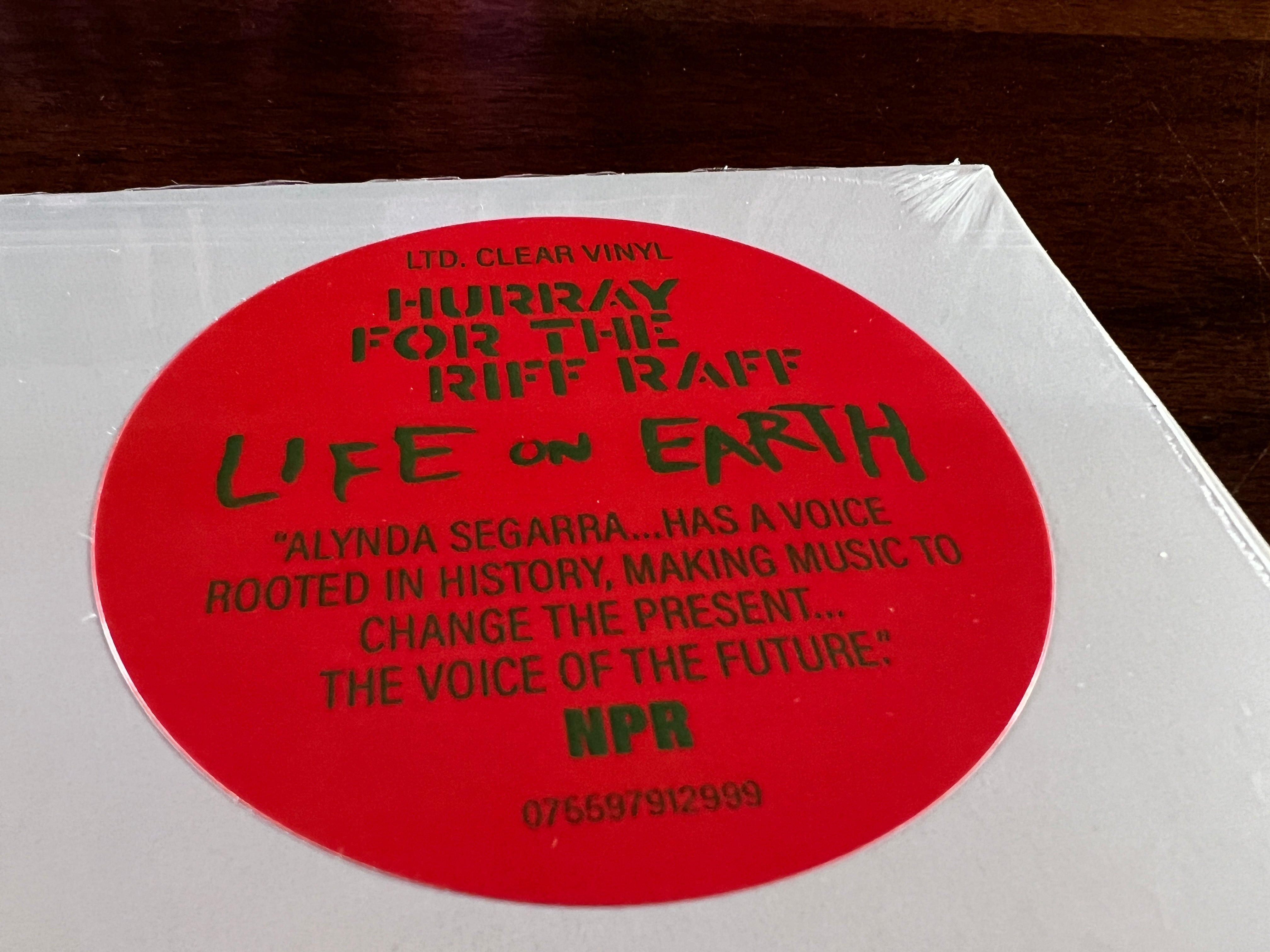 Hurray For The Riff Raff - LIFE ON EARTH (Indie Exclusive Clear Vinyl ...