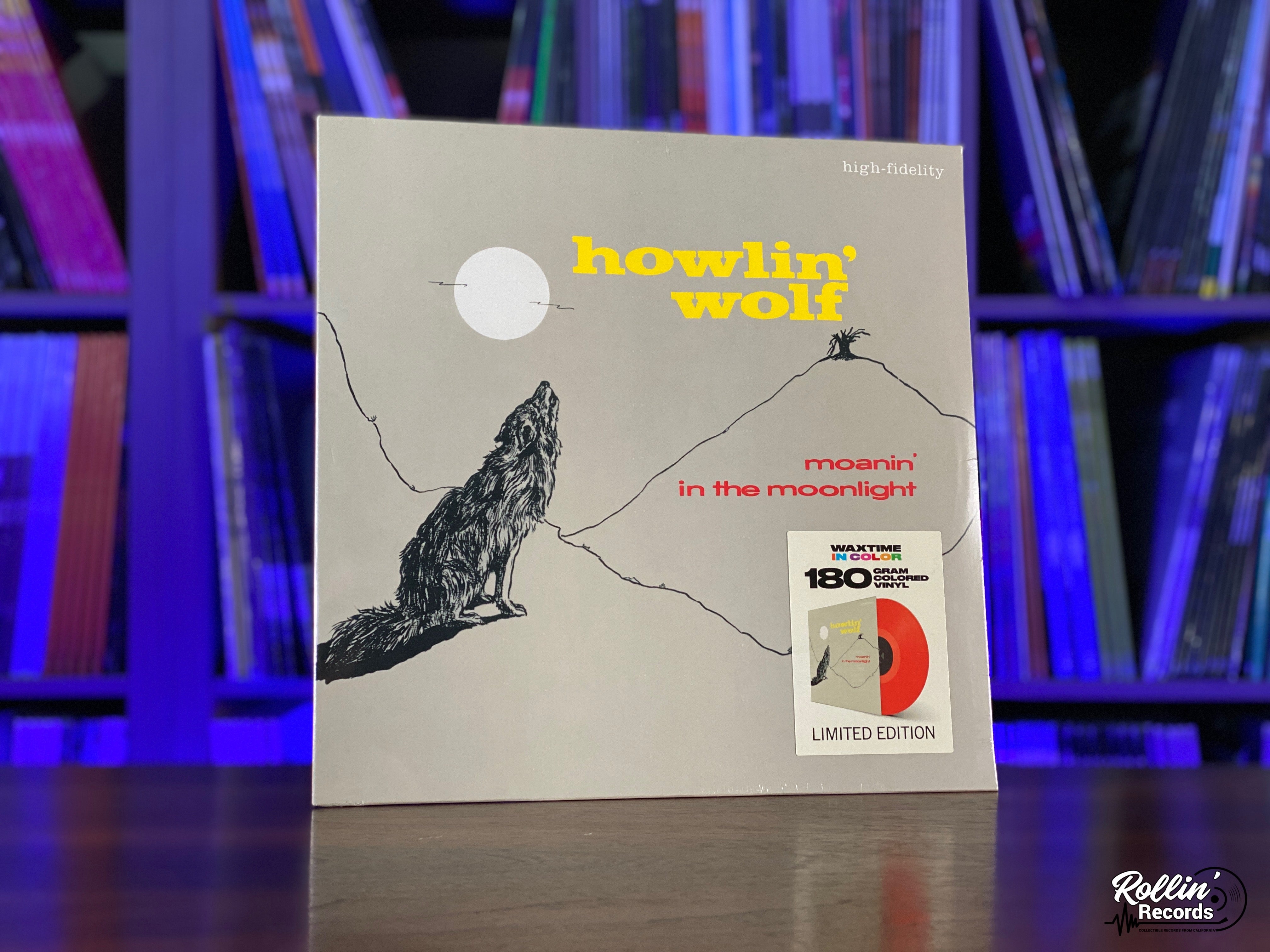 Howlin' Wolf - Moanin' In The Moonlight (Red Vinyl) – Rollin' Records