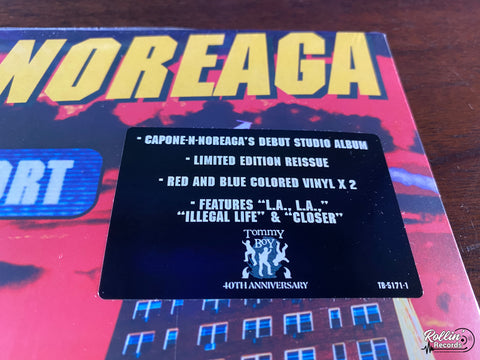 Capone-N-Noreaga - The War Report (Clear Blue & Red Splatter Vinyl)