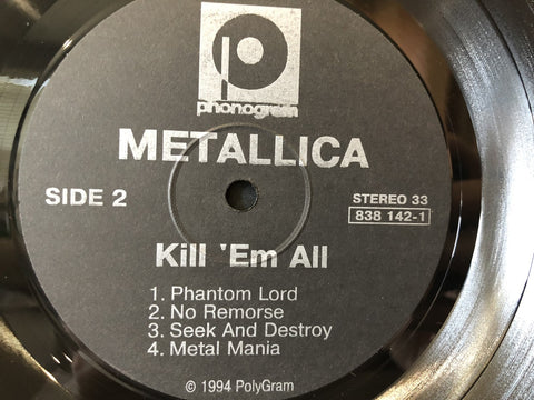 Metallica - Kill 'Em All 1994 Russian Phonogram