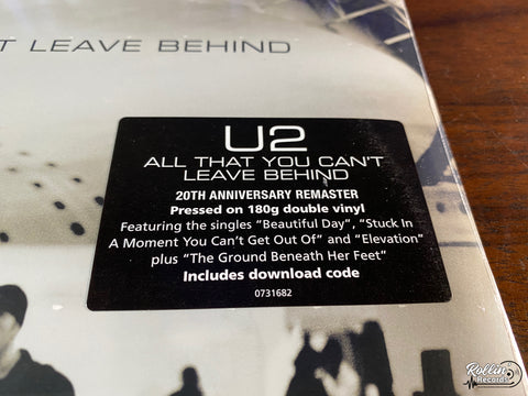 U2 - All That You Can’t Leave Behind