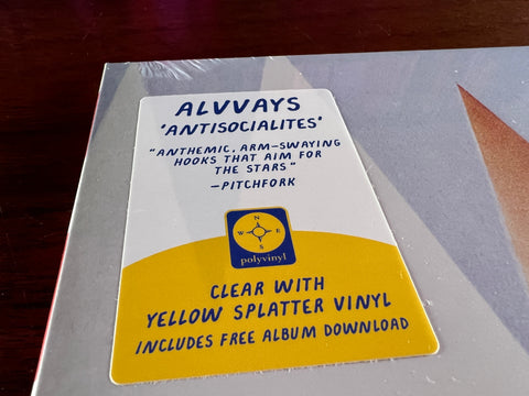Alvvays - Antisocialites (Yellow Vinyl)