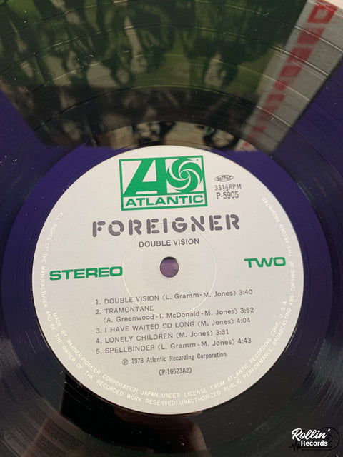 Foreigner - Double Vision P-5905 Japan OBI