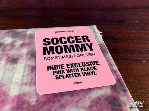 Soccer Mommy - Sometimes, Forever (Indie Exclusive Pink w/Black Splatter Vinyl)