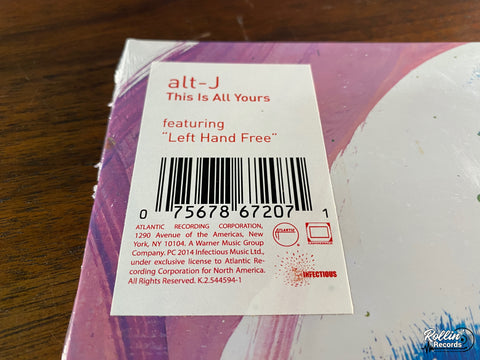 alt-J - This Is All Yours (Colored Vinyl)