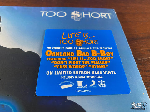 Too Short - Life is Too Short (Blue Vinyl)