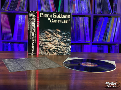Black Sabbath - Live At Last SP25-5009 Japan OBI