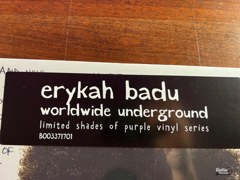 Erykah Badu - Worldwide Underground (Purple Vinyl)