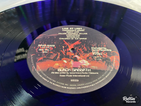 Black Sabbath - Live At Last SP25-5009 Japan OBI