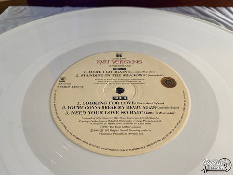 Whitesnake - 1987 Versions (White Vinyl) 23AP 3390 Japan OBI