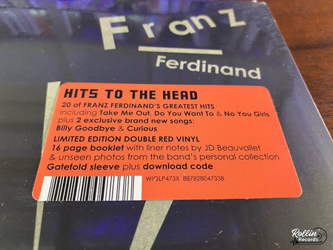 Franz Ferdinand - Hits To The Head (Indie Exclusive Red Vinyl)