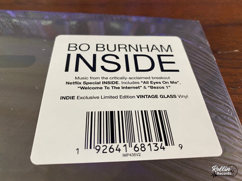Bo Burnham -  Inside (The Songs)(Clear Vinyl)