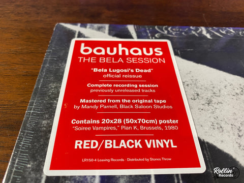 Bauhaus - The Bela Sessions (Indie Exclusive Red & Black Vinyl)