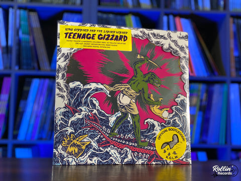 King Gizzard & The Lizard Wizard - Teenage Gizzard (Magenta & Yellow Splatter Vinyl w/ holofoil cover)