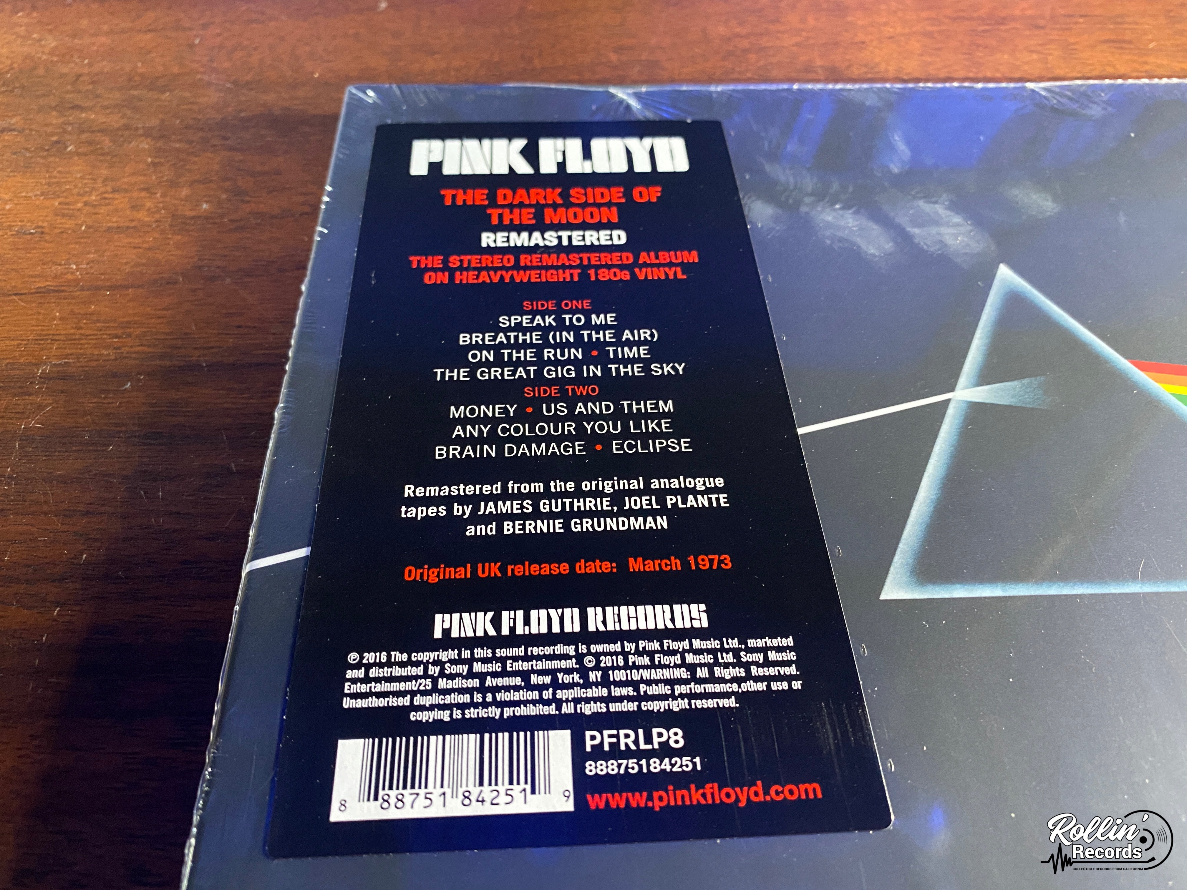 Pink Floyd - Dark Side of the Moon [2016 Remastered deals 180G] [New Vinyl Record LP]