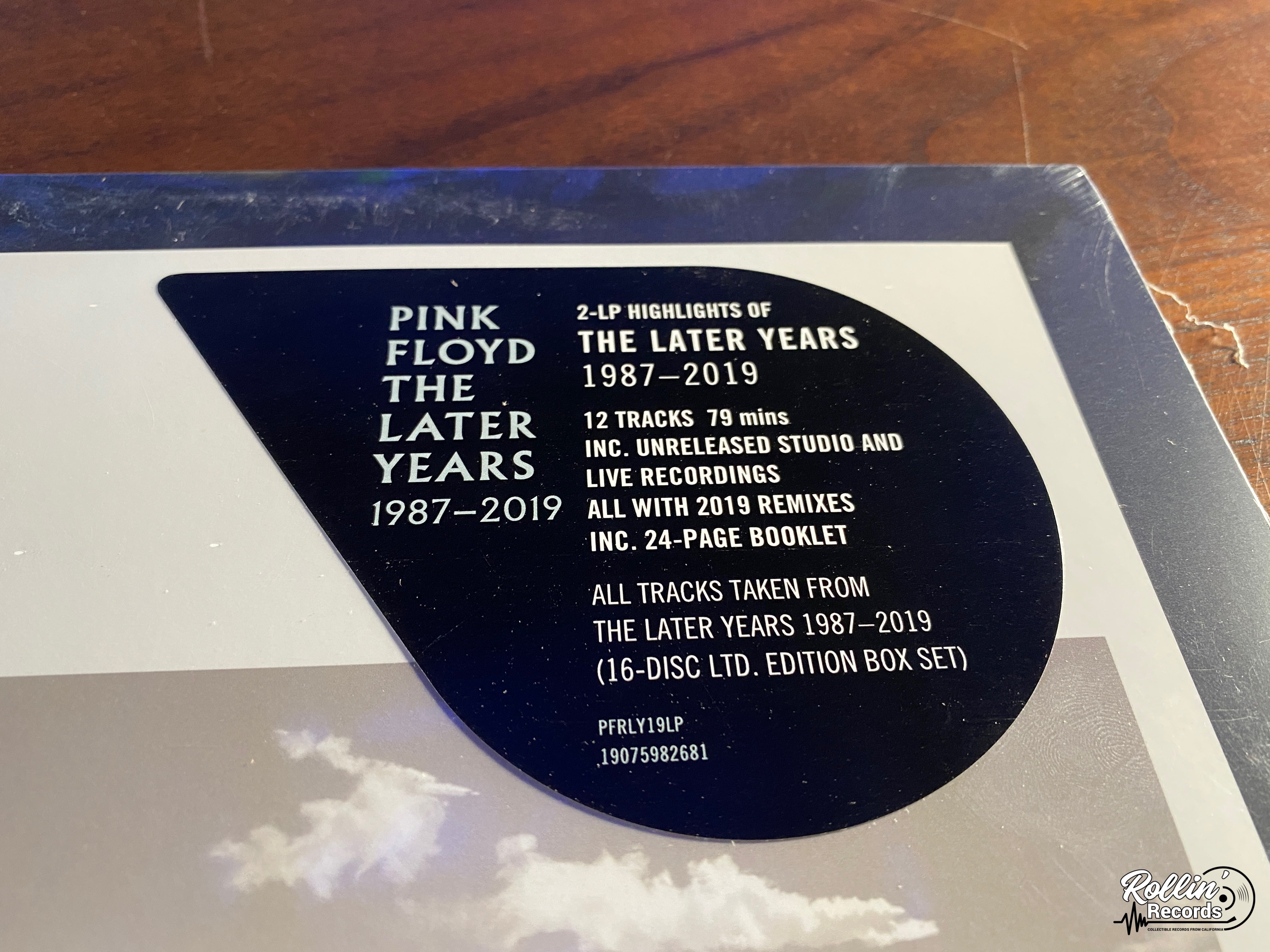 Pink Floyd - The Later Years (1987-2019) Highlights – Rollin' Records
