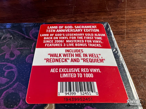 Lamb Of God - Sacrament (Indie Exclusive Red Vinyl)