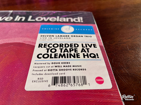 Delvon Lamarr Organ Trio - Live In Loveland! (Pink Vinyl)