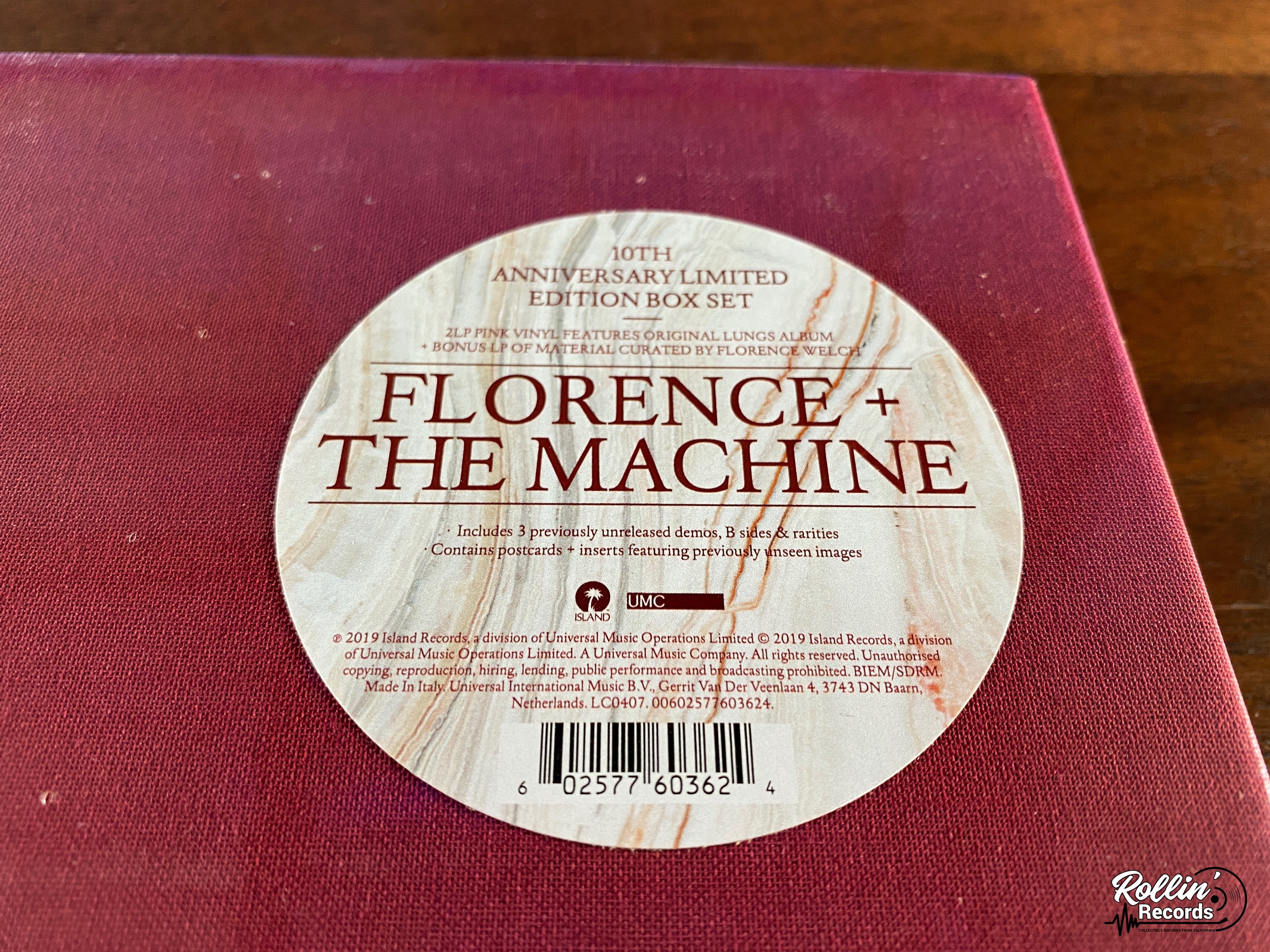 Florence The Machine Lungs 10th Anniversary Edition Rollin