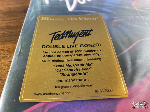 Ted Nugent - Double Live Gonzo! (Music On Vinyl Colored Vinyl)