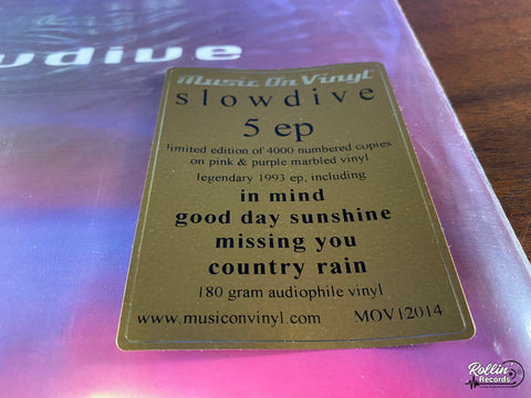 Slowdive - 5 (Music On Vinyl Pink & Purple Marbled Vinyl)