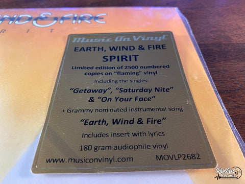 Earth, Wind & Fire - Spirit (Music On Vinyl Flaming Orange Vinyl)