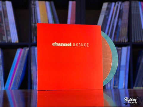 chanel orange vinyl
