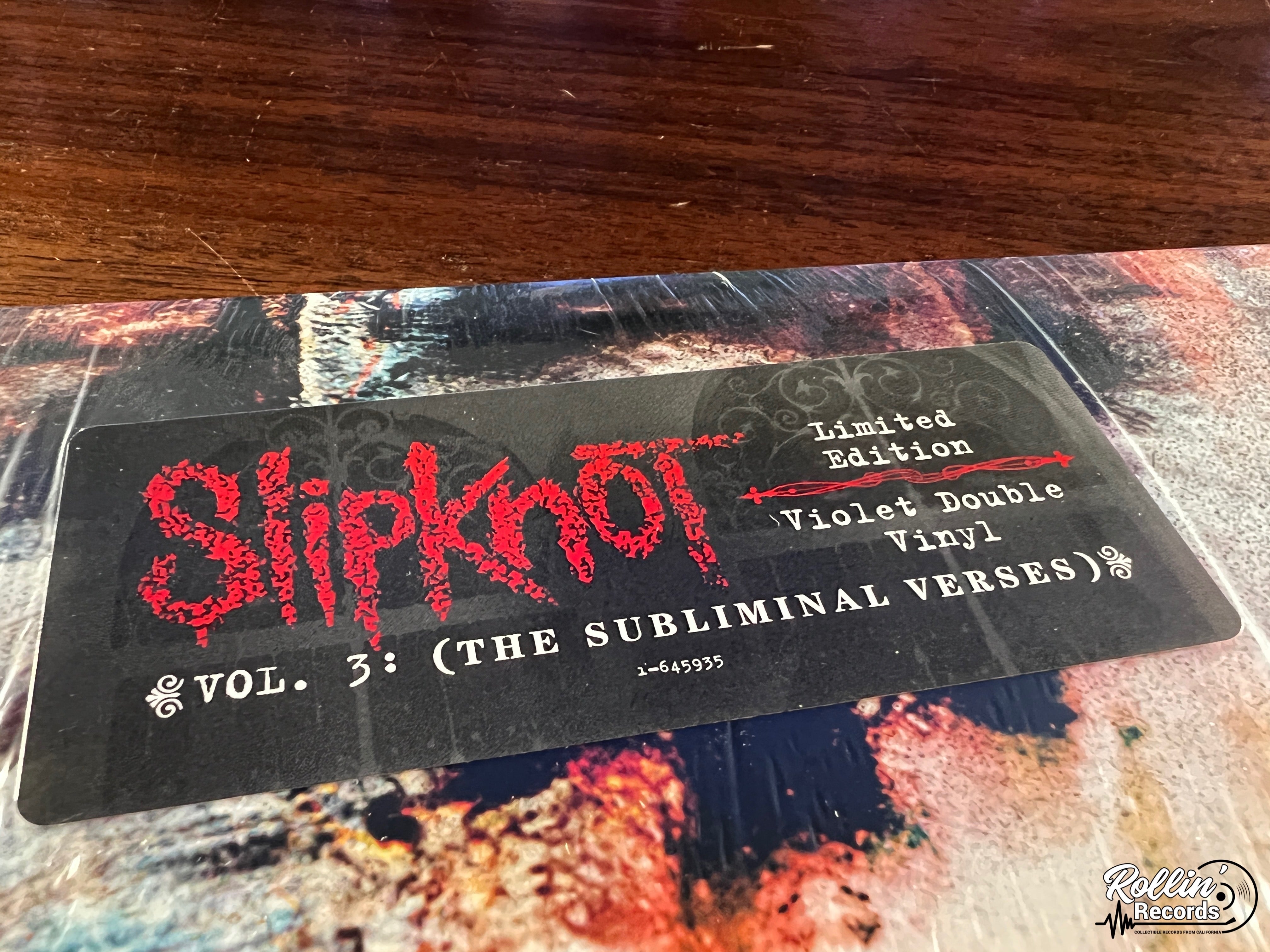 Slipknot - Vol. 3 The Subliminal Verses (Violet) (075678645730 ...